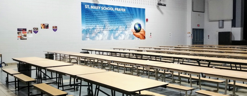 St. Mary Cafeteria - tables