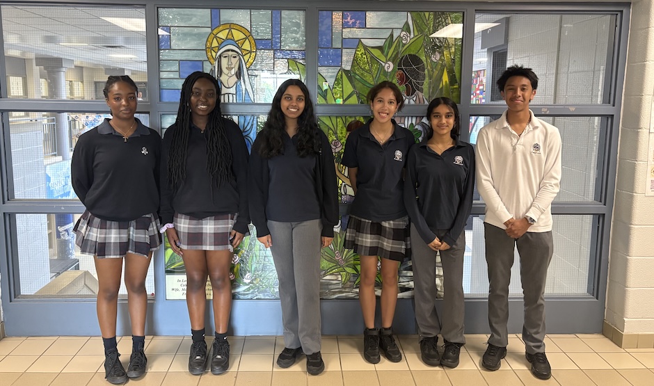 St. Mary students in uniform