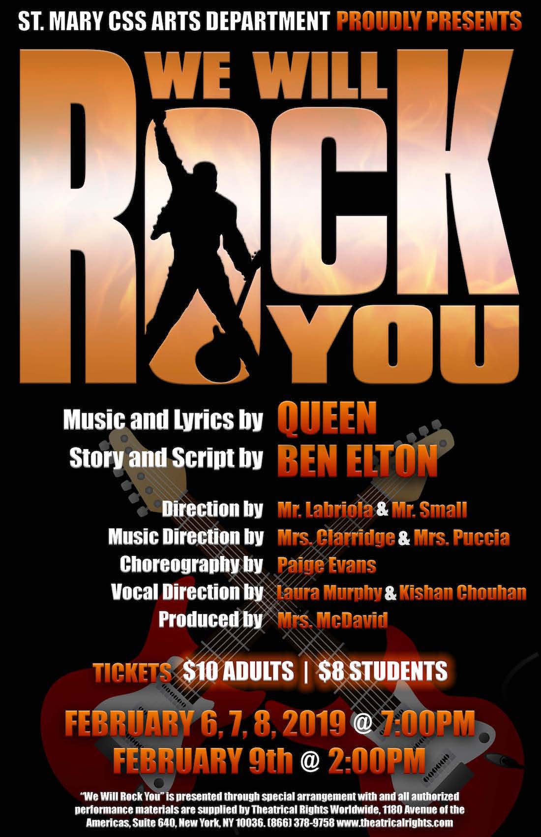 We Will Rock You Feb 2019